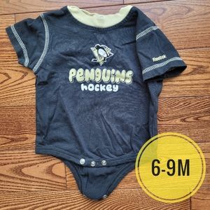 🚨3/$10 Reebok NHL Penguins Diaper Shirt